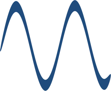 Theta brainwave icon in blue