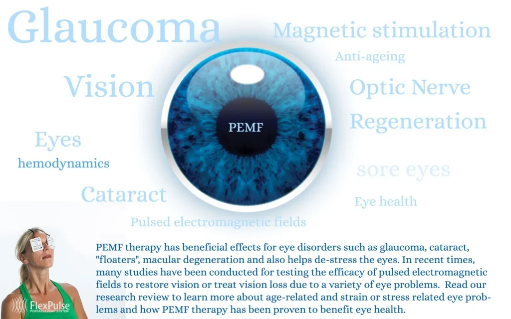 Pulsed Electromagnetic Field (PEMF) Therapy in Glaucoma and other eye disorders. PEFM ultimately promotes eye health. (Picture 1)